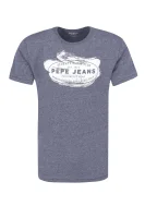 t-shirt griffo | regular fit Pepe Jeans London 	modra	