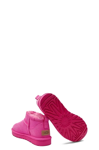 Usnjeni zimski čevlji CLASSIC UGG 	roza	
