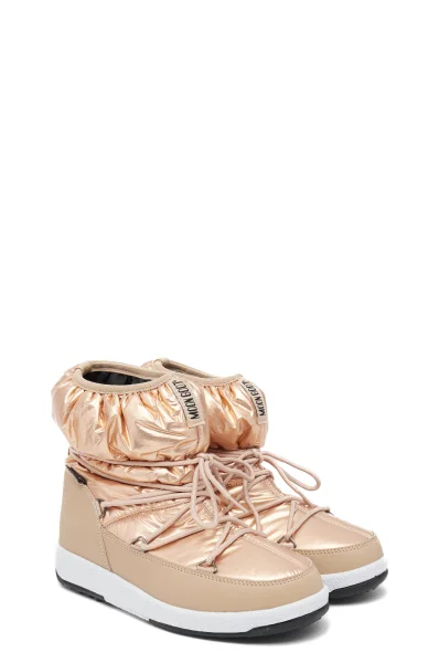 Ogrevane zimski čevlji Moon Boot 	rožnato zlato	