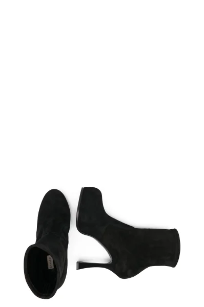 Usnjeni škornji Casadei 	črna	
