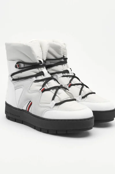 Zimski čevlji | z dodatkom usnja Tommy Hilfiger 	bela	