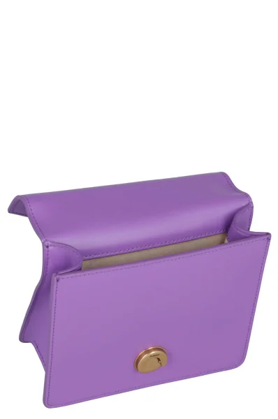 Usnjena naramna torba LOVE MINI TOP HANDLE SIMPLY 4 Pinko 	vijolična	