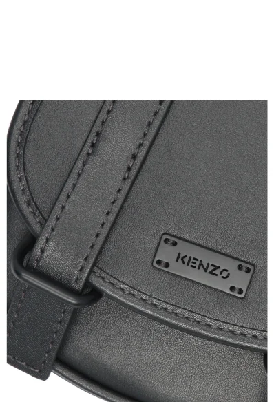 Usnjena torbica za okoli pasu/aktovka Kenzo 	črna	