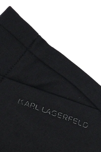 Hlače | Slim Fit Karl Lagerfeld Kids 	črna	