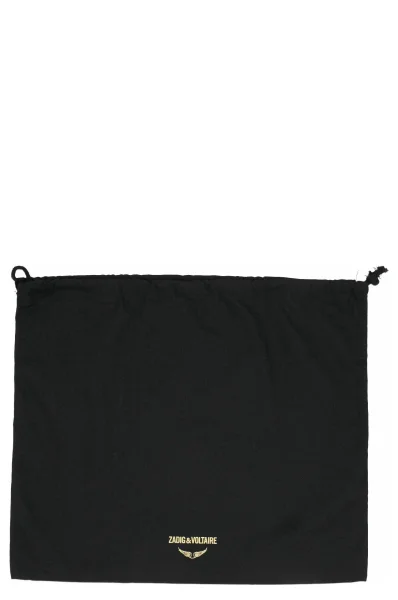skórzana torbica za okoli pasu nerka edie Zadig&Voltaire 	črna	