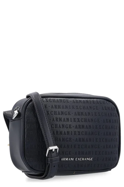 naramna torba Armani Exchange 	temno modra	