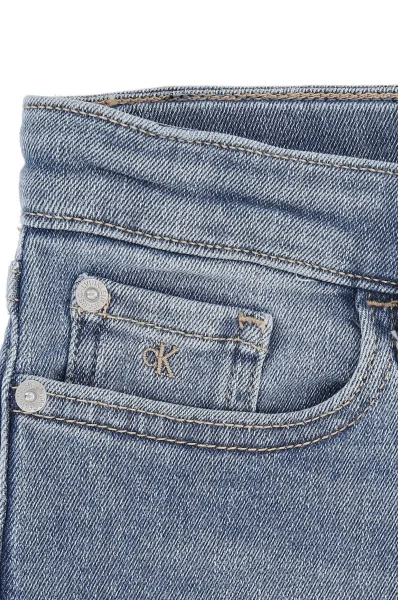Kratke hlače | Slim Fit | denim CALVIN KLEIN JEANS 	svetlo modra barva	
