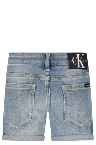 Kratke hlače | Slim Fit | denim CALVIN KLEIN JEANS 	svetlo modra barva	