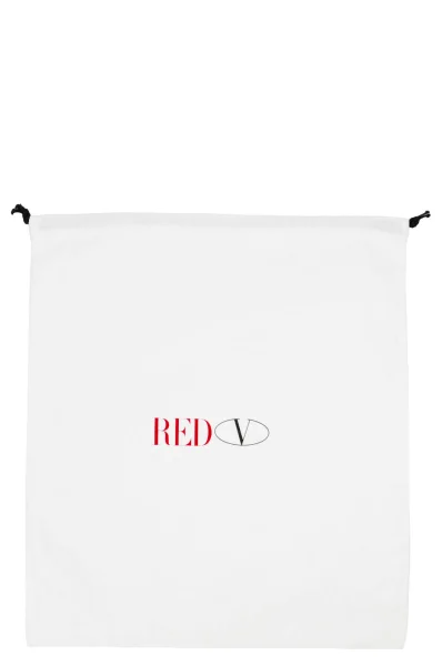 Usnjena torbica za okoli pasu Red Valentino 	črna	