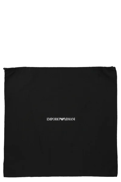 Nakupovalna torba + torbica za okoli pasu Emporio Armani 	črna	