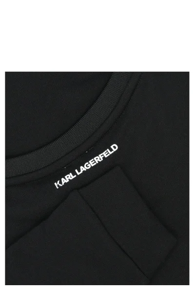 Obleka Karl Lagerfeld Kids 	črna	