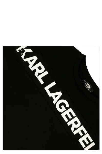 Obleka Karl Lagerfeld Kids 	črna	