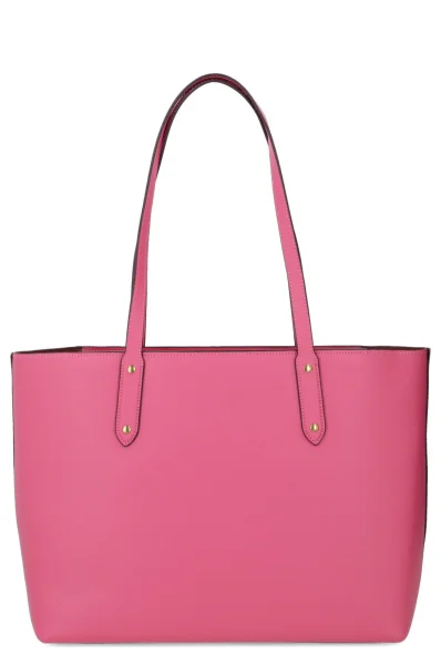 Usnjena nakupovalna torba Central Coach 	roza	