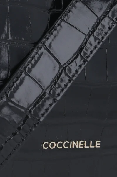 usnjena naramna torba anais Coccinelle 	črna	