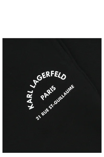 Hlače trenirka | Regular Fit Karl Lagerfeld Kids 	kaki barva	
