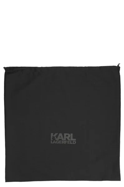 skórzana nakupovalna torba Karl Lagerfeld 	črna	