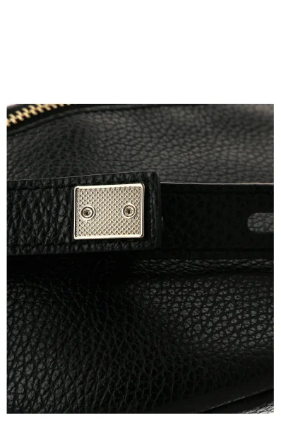 Usnjena torbica za okoli pasu NET Furla 	črna	