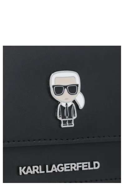 naramna torba k/ikonik pin woc Karl Lagerfeld 	črna	
