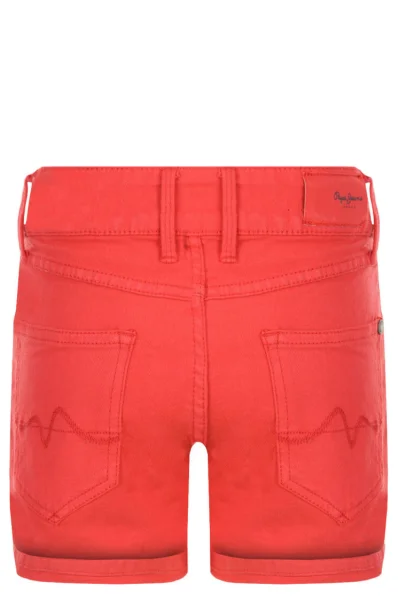 kratke hlače tail | slim fit | denim Pepe Jeans London 	rdeča	