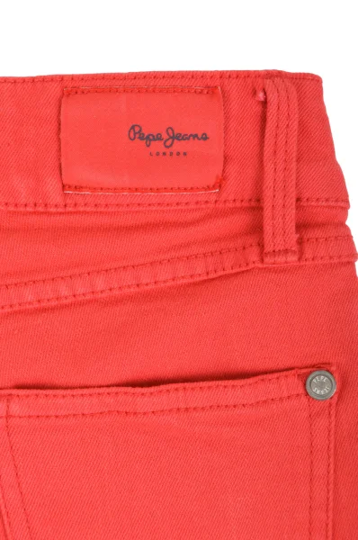 kratke hlače tail | slim fit | denim Pepe Jeans London 	rdeča	