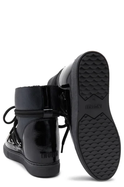 Usnjeni zimski čevlji | z dodatkom volne INUIKII 	črna	