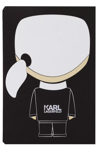 beležnica agenda Karl Lagerfeld 	črna	