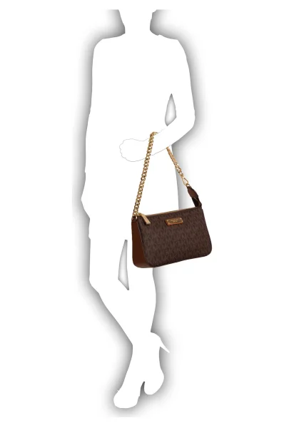 damska torbica brez ročajev chain Michael Kors 	rjava	