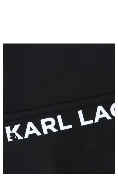 legginsi | regular fit Karl Lagerfeld Kids 	črna	