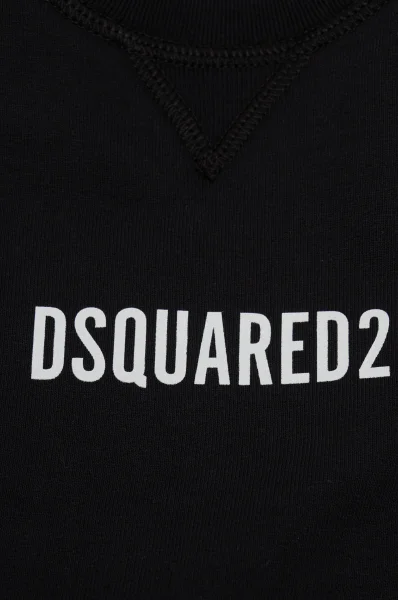 Bluza | Relaxed fit Dsquared2 	črna	