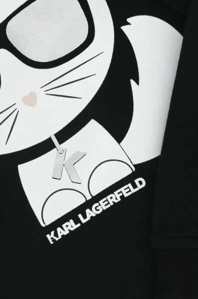 oblekica Karl Lagerfeld Kids 	črna	