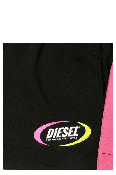 Kratke hlače | Regular Fit Diesel 	črna	