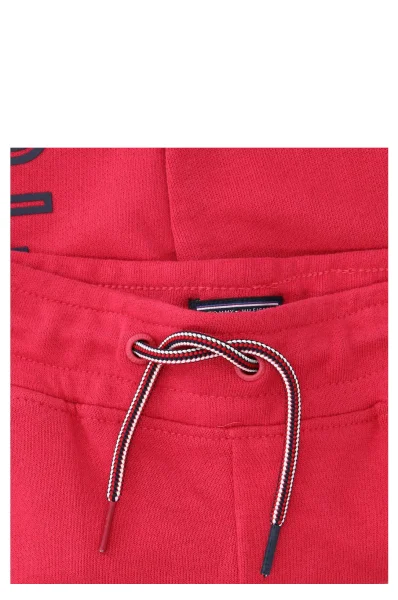 hlače trenirkaowe essential drawstring | regular fit Tommy Hilfiger 	barva maline	
