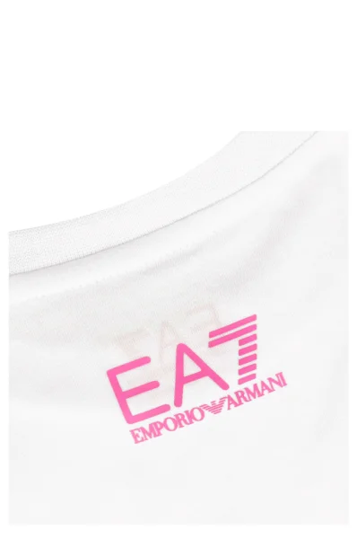 Majica | Regular Fit EA7 	bela	