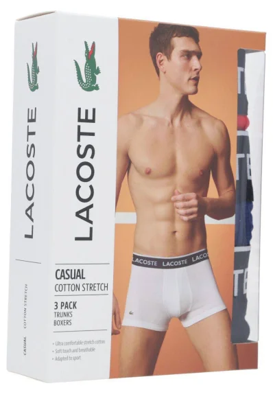 bokserice 3-pack Lacoste 	večbarvna	