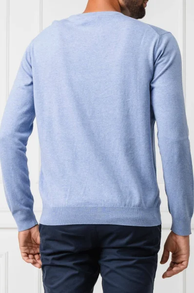 pulover | slim fit POLO RALPH LAUREN 	svetlo modra barva	
