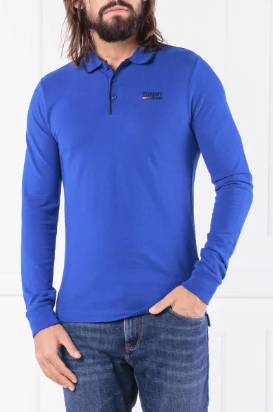polo | slim fit Tommy Jeans 	modra	