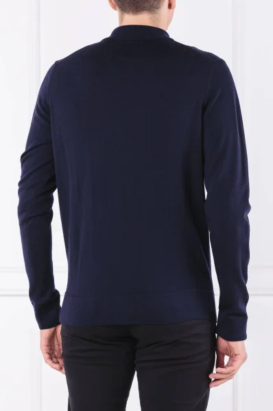 volneni pulover superior | regular fit Calvin Klein 	temno modra	