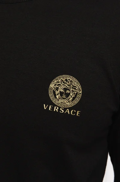 Longsleeve | Slim Fit Versace 	črna	
