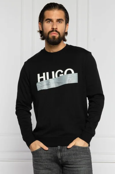 Hanorac Dicago | Regular Fit HUGO 	črna	