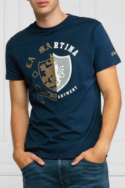 majica | regular fit La Martina 	temno modra	