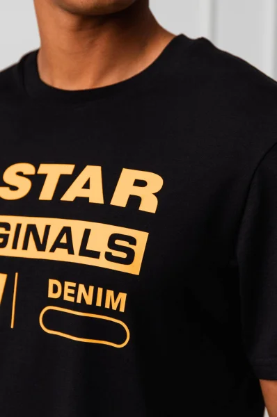 majica graphic 8 | regular fit G- Star Raw 	črna	