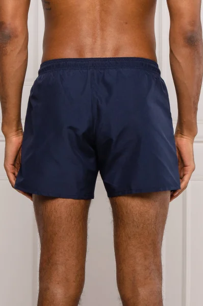 kratke hlače kąpielowe | regular fit Emporio Armani 	temno modra	