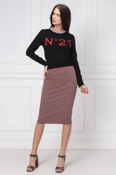 volneni pulover | regular fit N21 	črna	