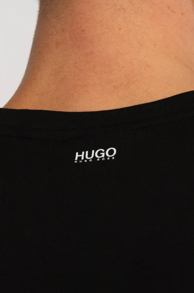 Majica 2-pack HUGO-V | Slim Fit HUGO 	črna	