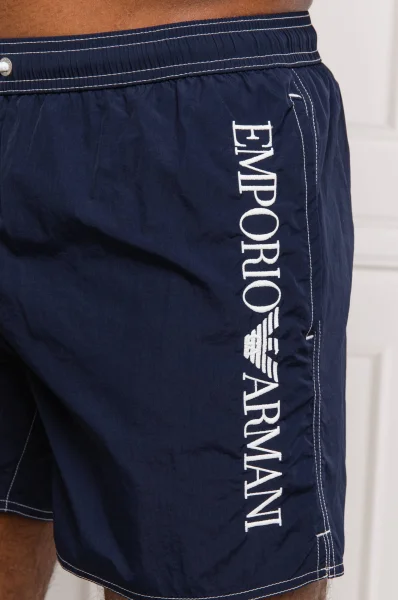 kopalne hlače | regular fit Emporio Armani 	temno modra	