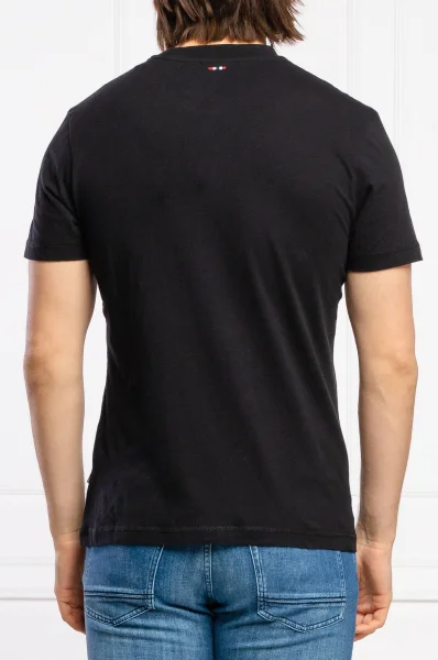t-shirt sikar | regular fit Napapijri 	črna	