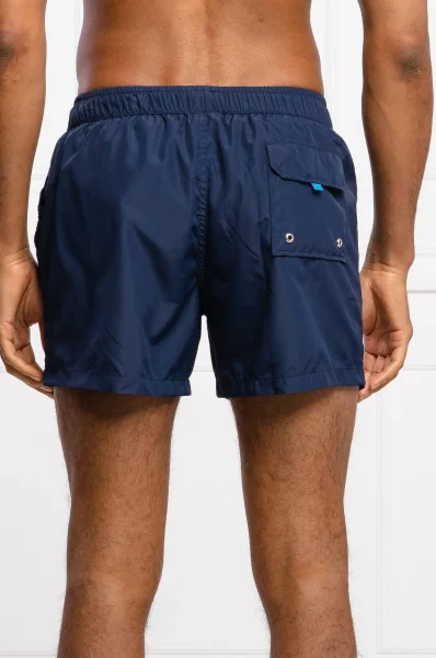 kratke hlače kąpielowe | regular fit La Martina 	temno modra	