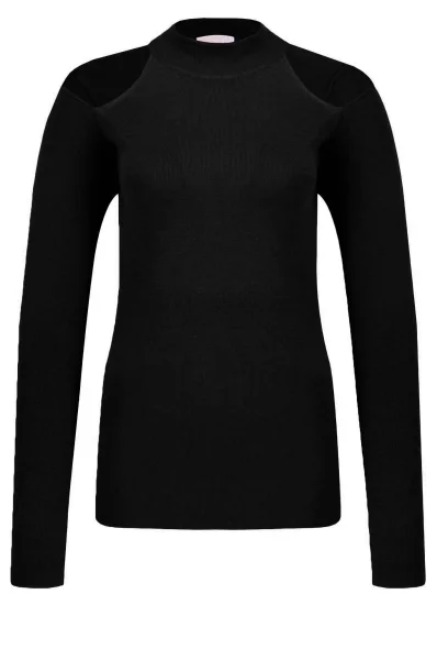 wełniany pulover elev | slim fit Michael Kors 	črna	