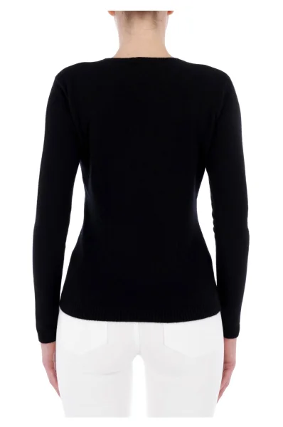kašmirjevo pulover condor | slim fit MAX&Co. 	črna	