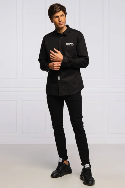 srajca | slim fit Versace Jeans Couture 	črna	
